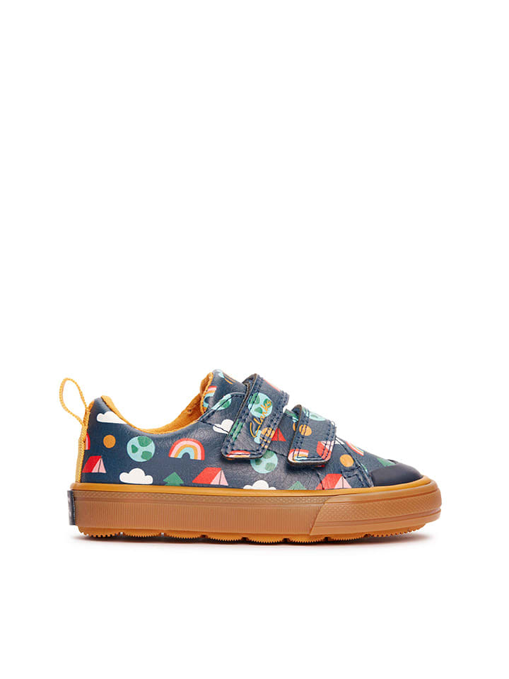 Clarks Sneakers in Dunkelblau/ Bunt günstig kaufen