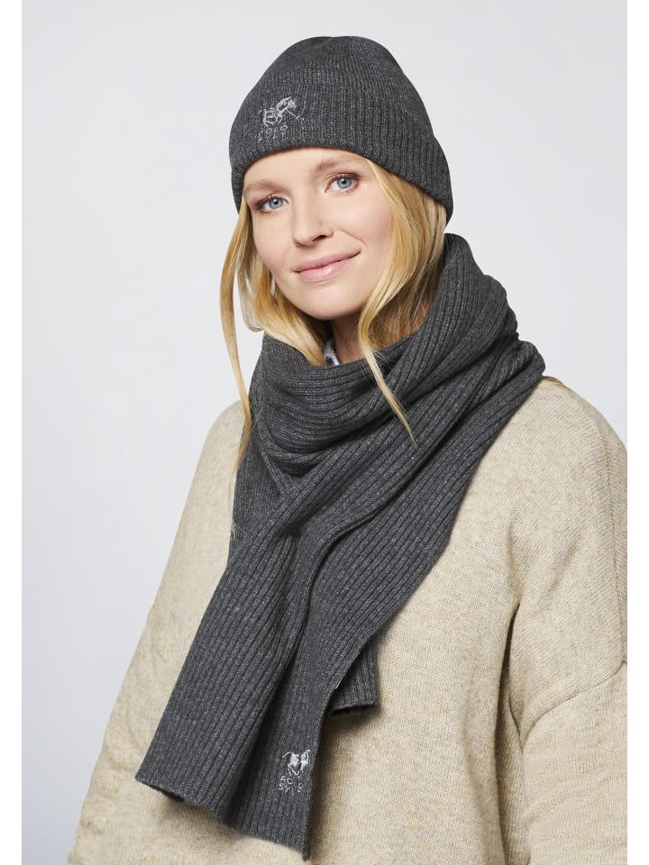 Polo Sylt Strickmütze in Schwarz günstig kaufen onesize