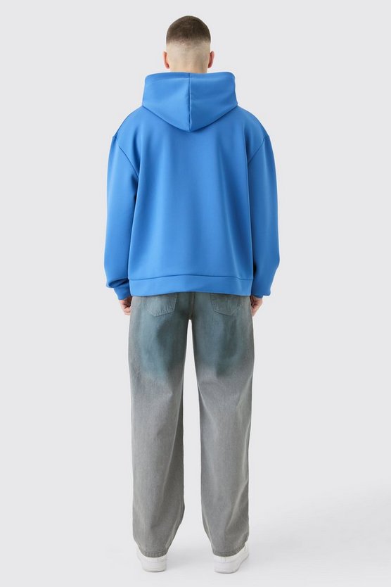 Tall kastiger Oversize Scuba Hoodie