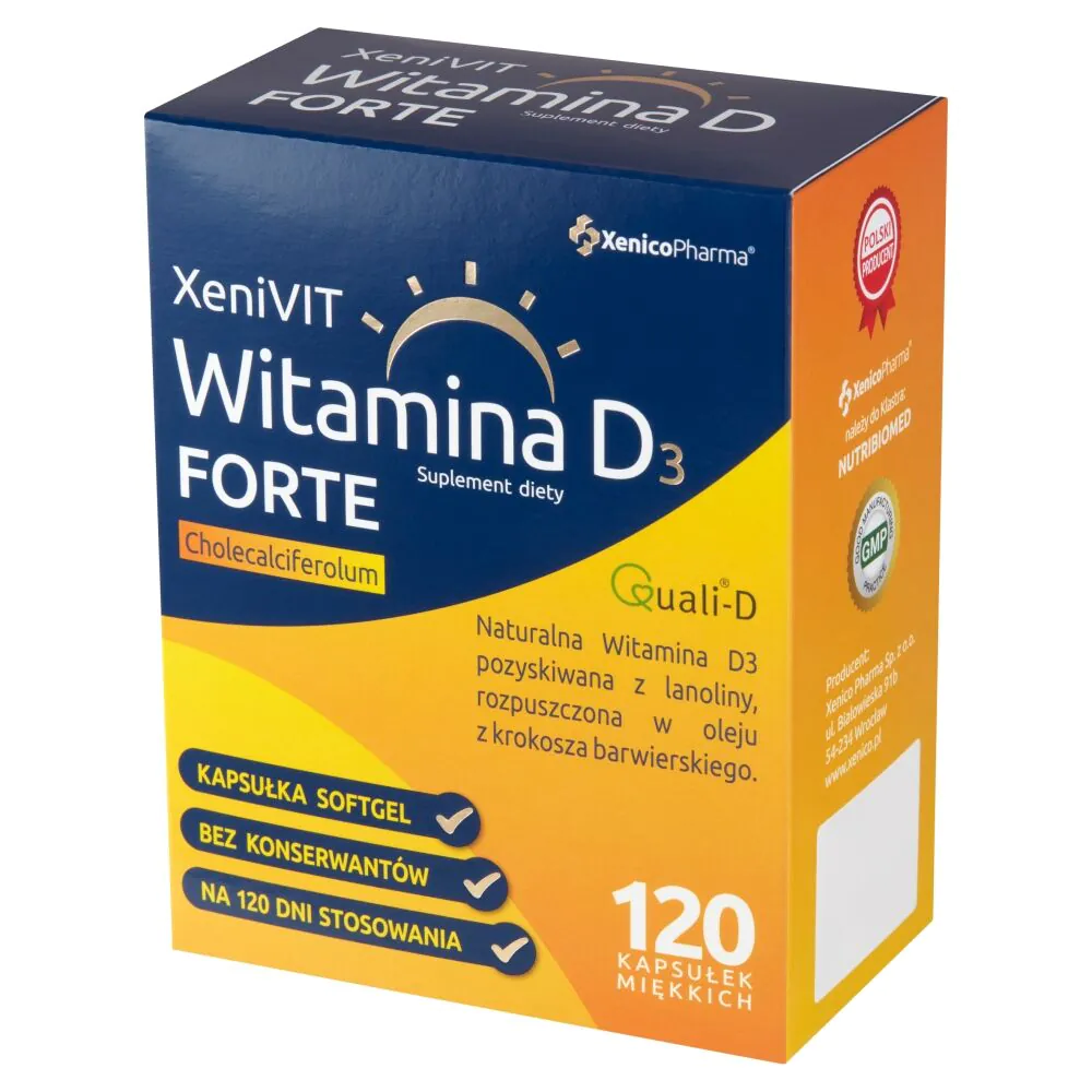 XeniVIT Βιταμίνη D 4000 Forte, Κάψουλες