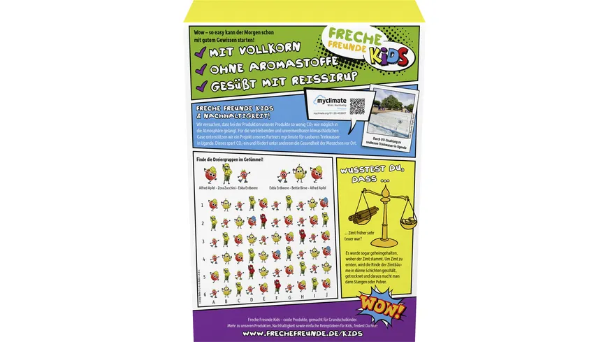 Freche Freunde Bio Alfreds Zimt Pops Apfel & Zimt 275 g
