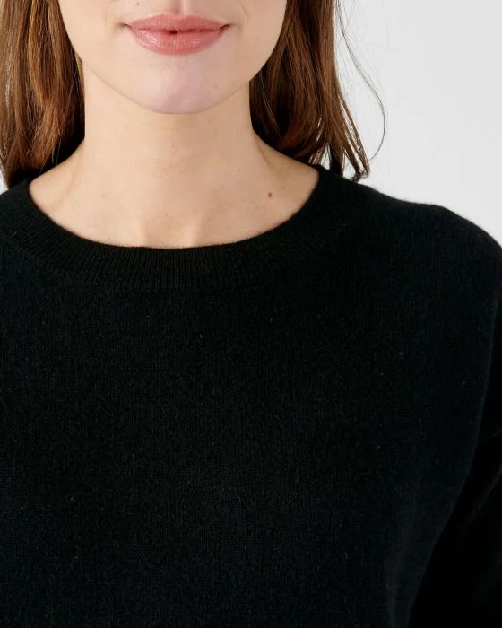 Pull col rond en pur cachemire
