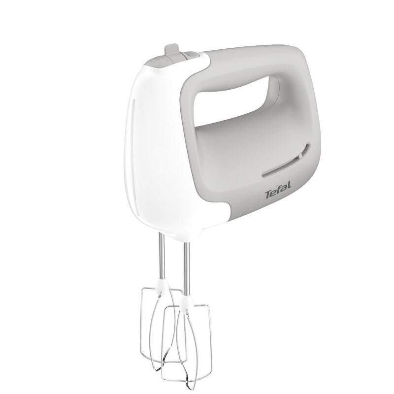 Tefal Handmixer HT450 450 W Edelstahl, Kunststoff Weiß