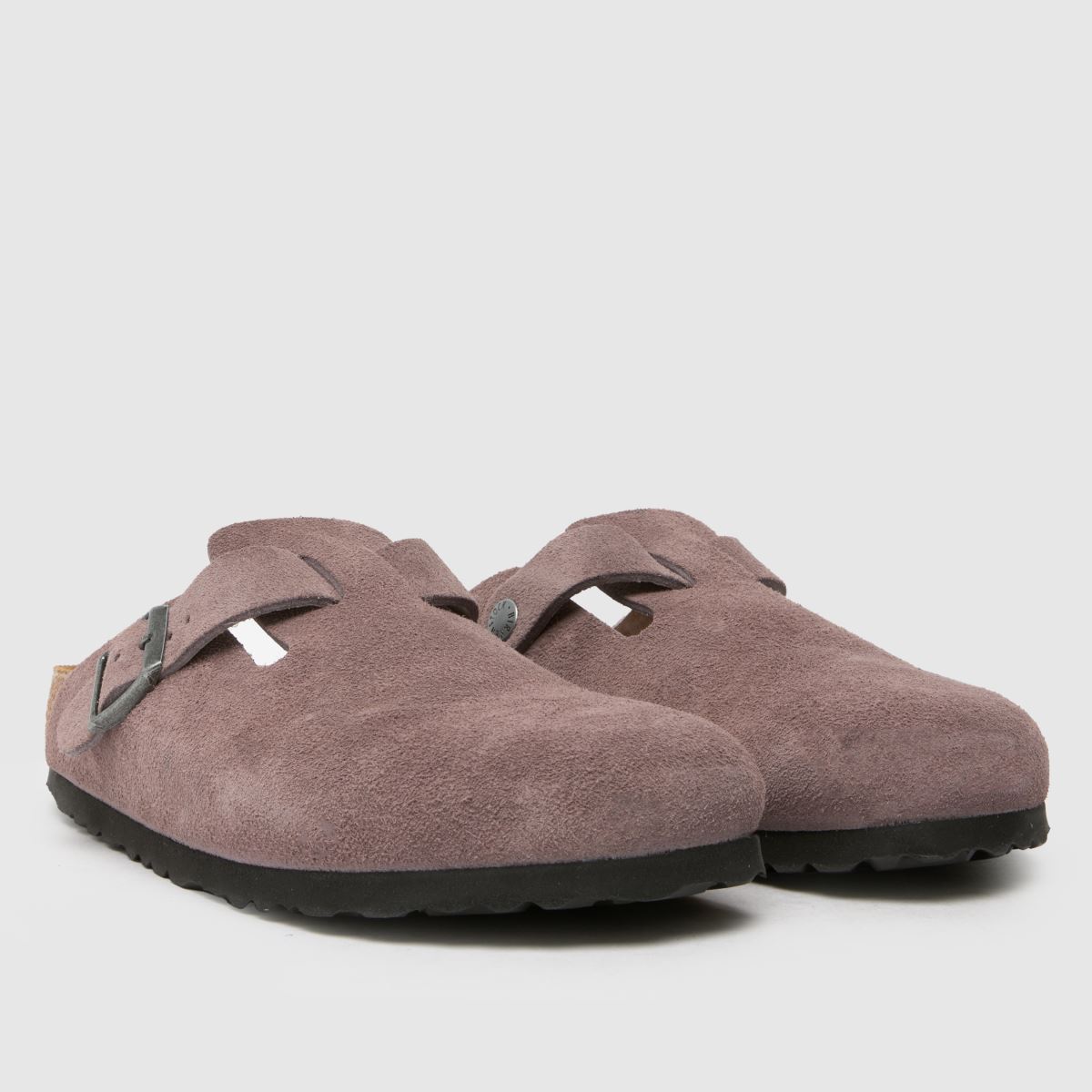 BIRKENSTOCK Boston keskeny szabású klumpa szandál lila színben