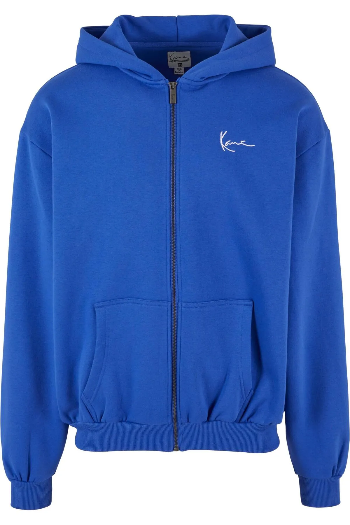KARL KANI  Unisex KM-ZH011-091-02 KK Chest Signature Essential Zip Hoodie blau