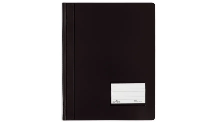 DURALUX Schnellhefter A4 PP schwarz schwarz