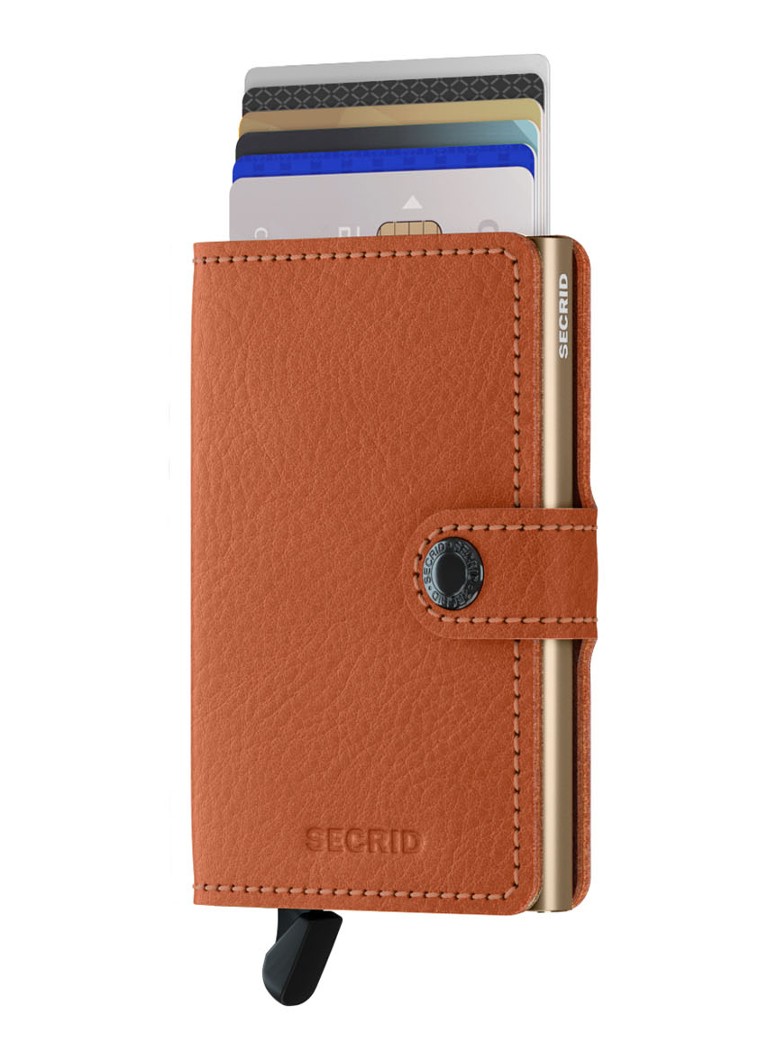 Portafoglio mini Secrid in pelle con porta carte di credito.