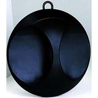 Efalock Salonspiegel Kristal Kunststoff schwarz 25cm