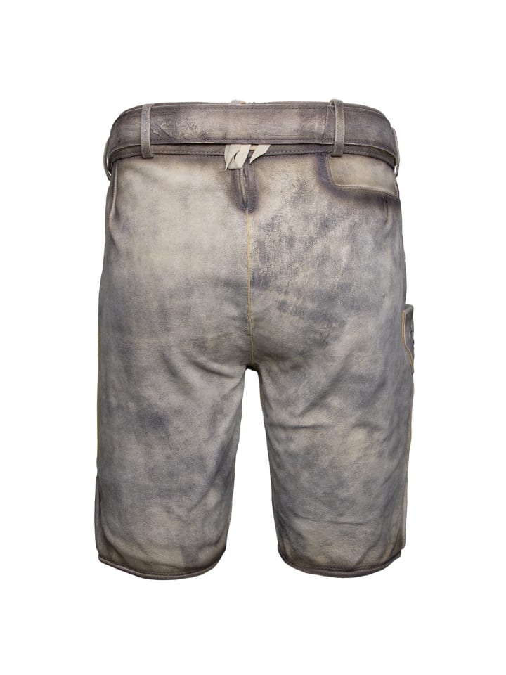 Stockerpoint Lederhose Oliver in grau günstig kaufen