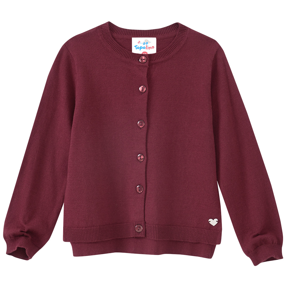 Mädchen Feinstrickjacke im Basic-Look