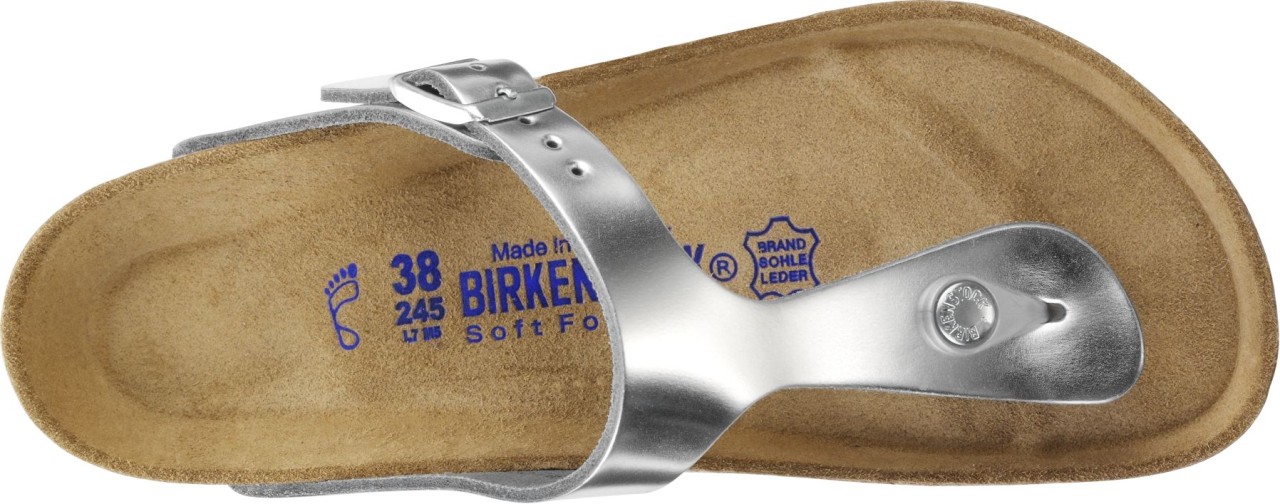 BIRKENSTOCK Zehentrenner silber