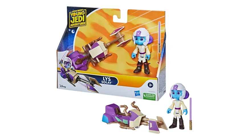 Hasbro - Star Wars Action-Figur & Speeder Bike