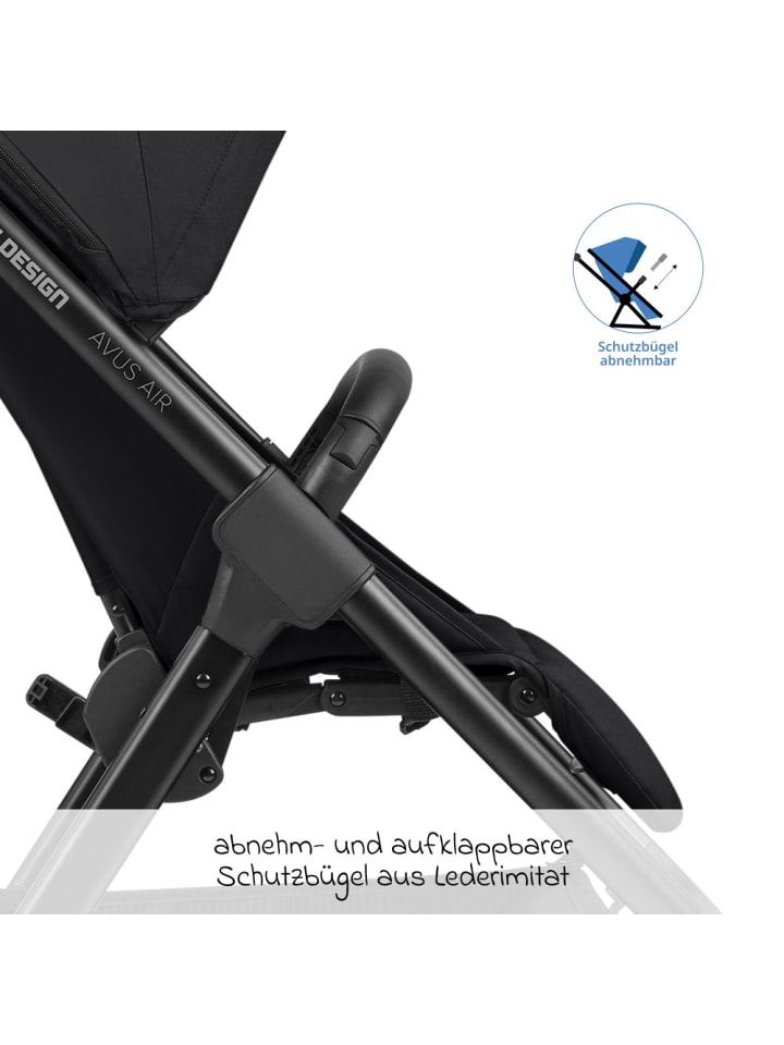 ABC-Design Buggy & Sportwagen Avus Air inkl. Reboarder in schwarz günstig kaufen onesize