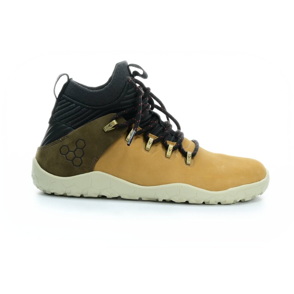 Vivobarefoot Magna Trail L FG Tan Leder Barfuß-Wanderschuhe
