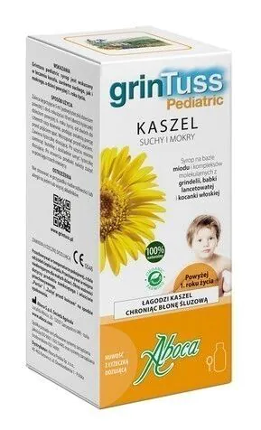 Aboca GrinTuss sirup za djecu protiv suhog i vlažnog kašlja