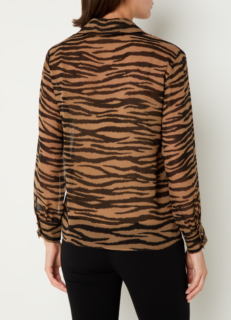 MaxMara  Valzer semi-transparante blouse van zijde
