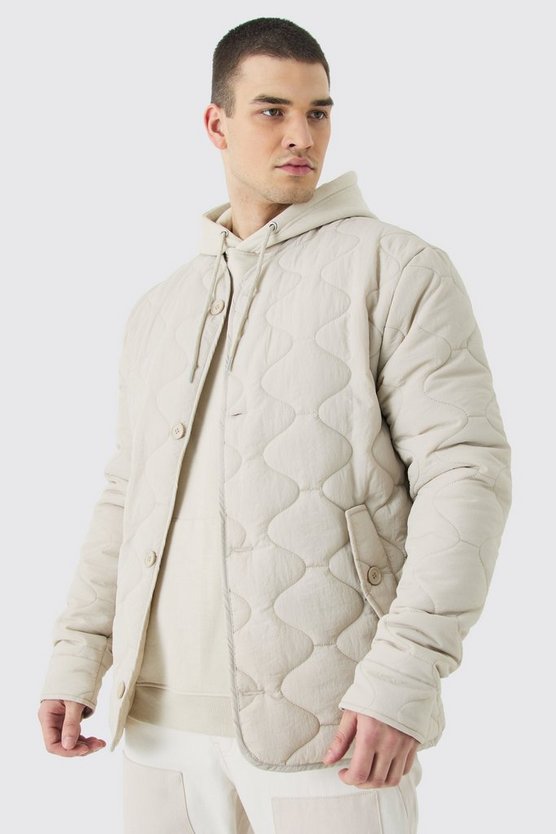 Tall gesteppte Jacke