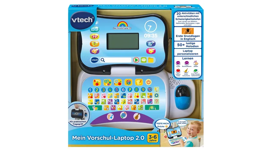 VTech - Ready, Set, School - Mein Vorschul-Laptop 2.0