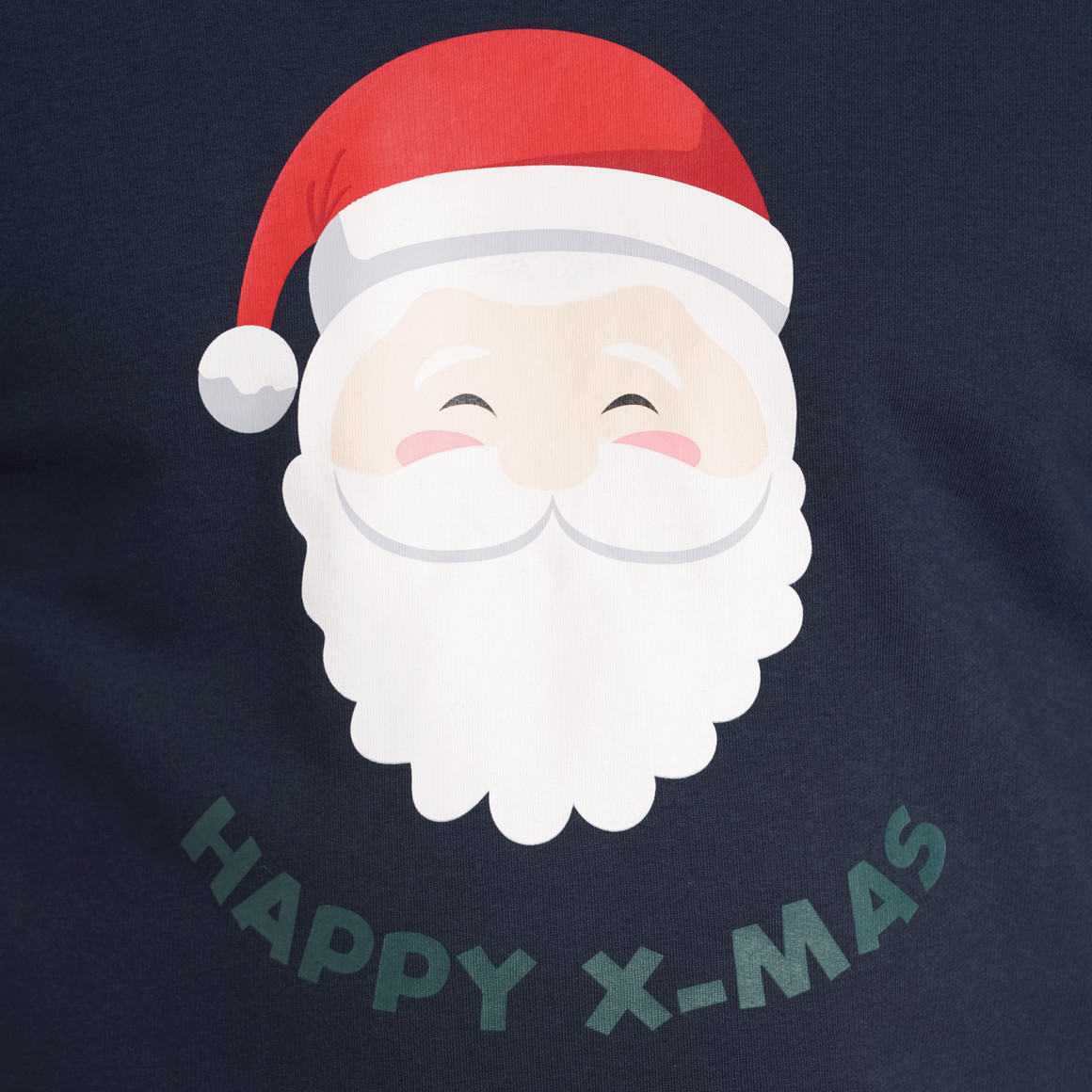 Herren Weihnachtssweatshirt mit Santa-Motiv