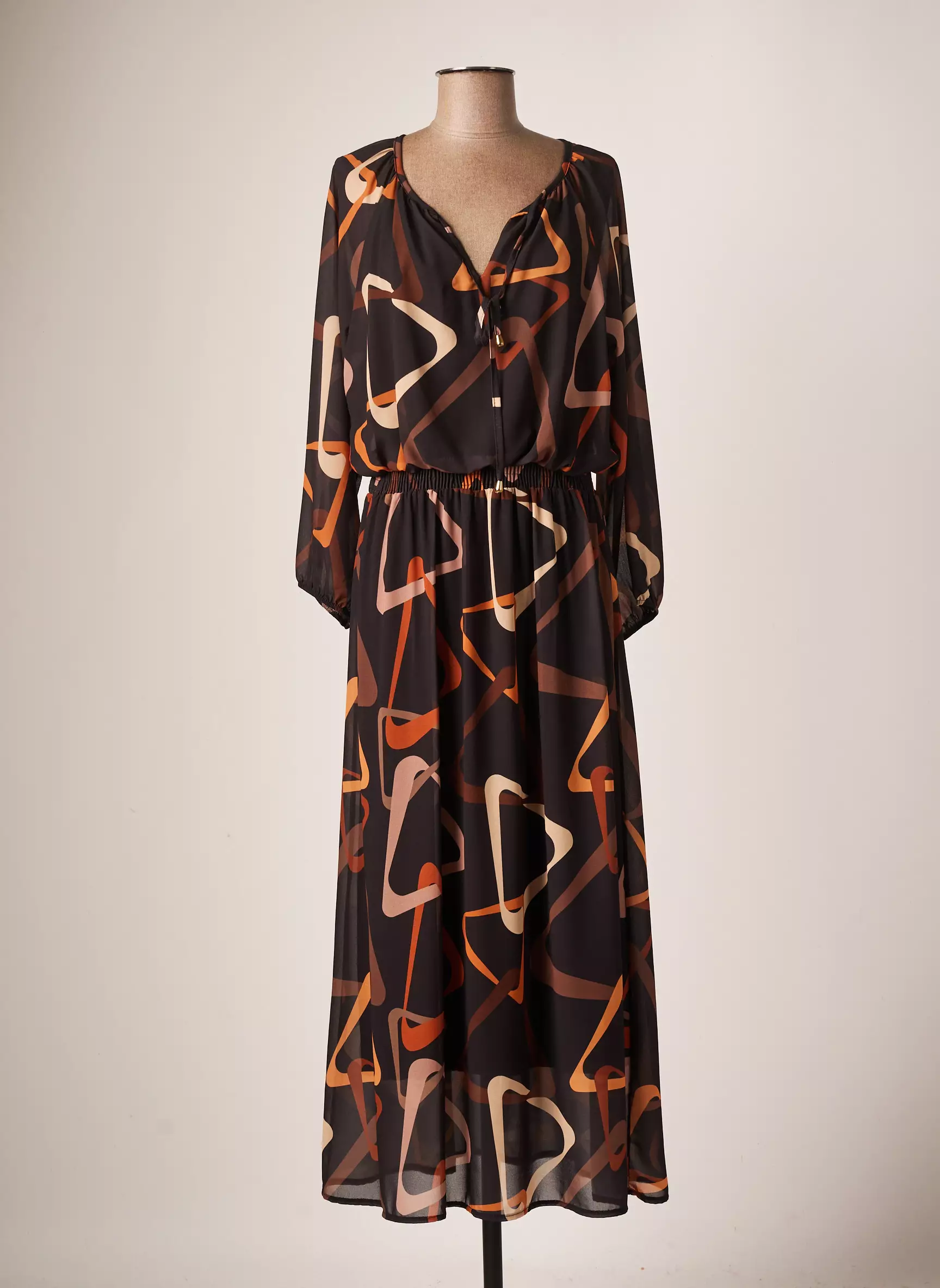 Acbelle Robes Longues Femme couleur noir