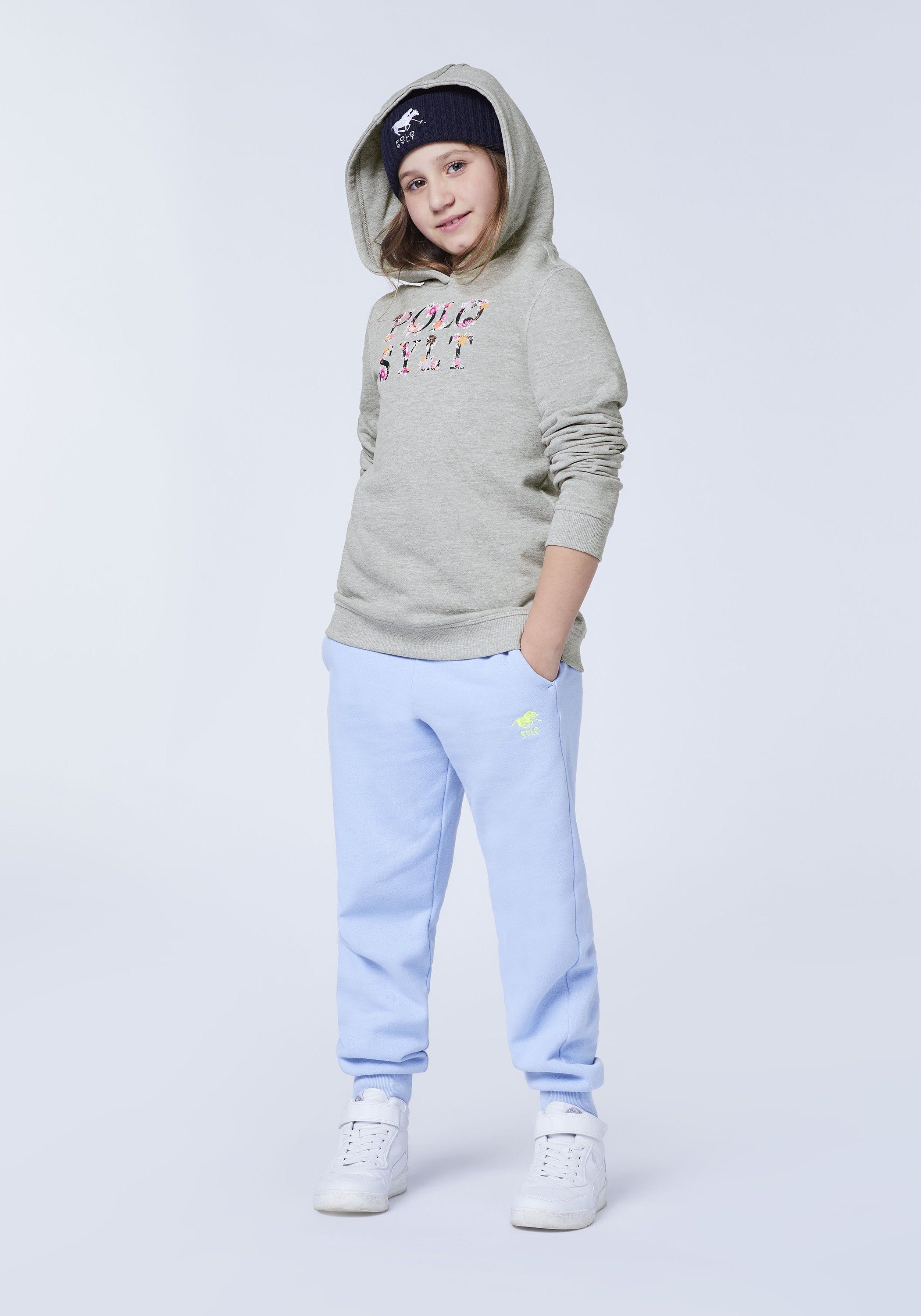 Polo Sylt Sweatshirt mit floralem Logodesign