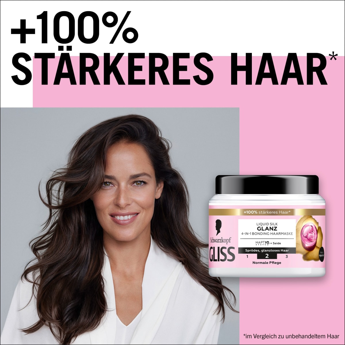 Haarmaske 4in1 Liquid Silk, 400 ml