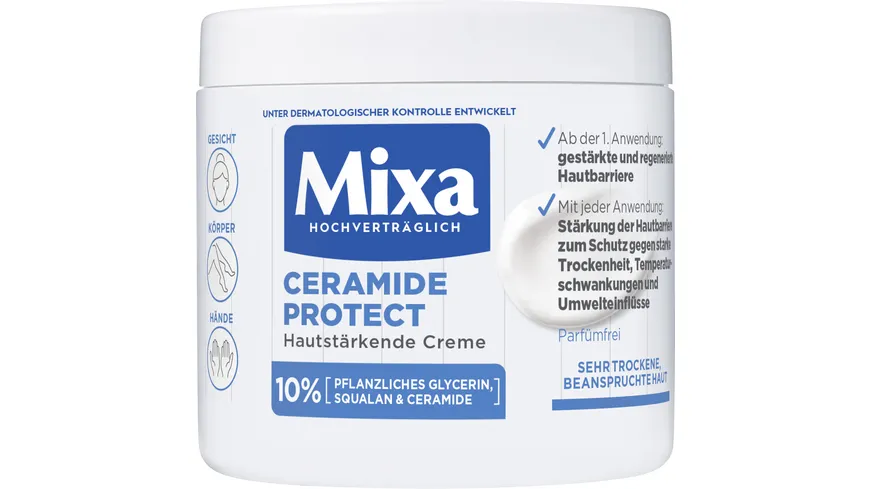 Mixa Ceramide Deep Moisture hautstärkende Creme 400 ml