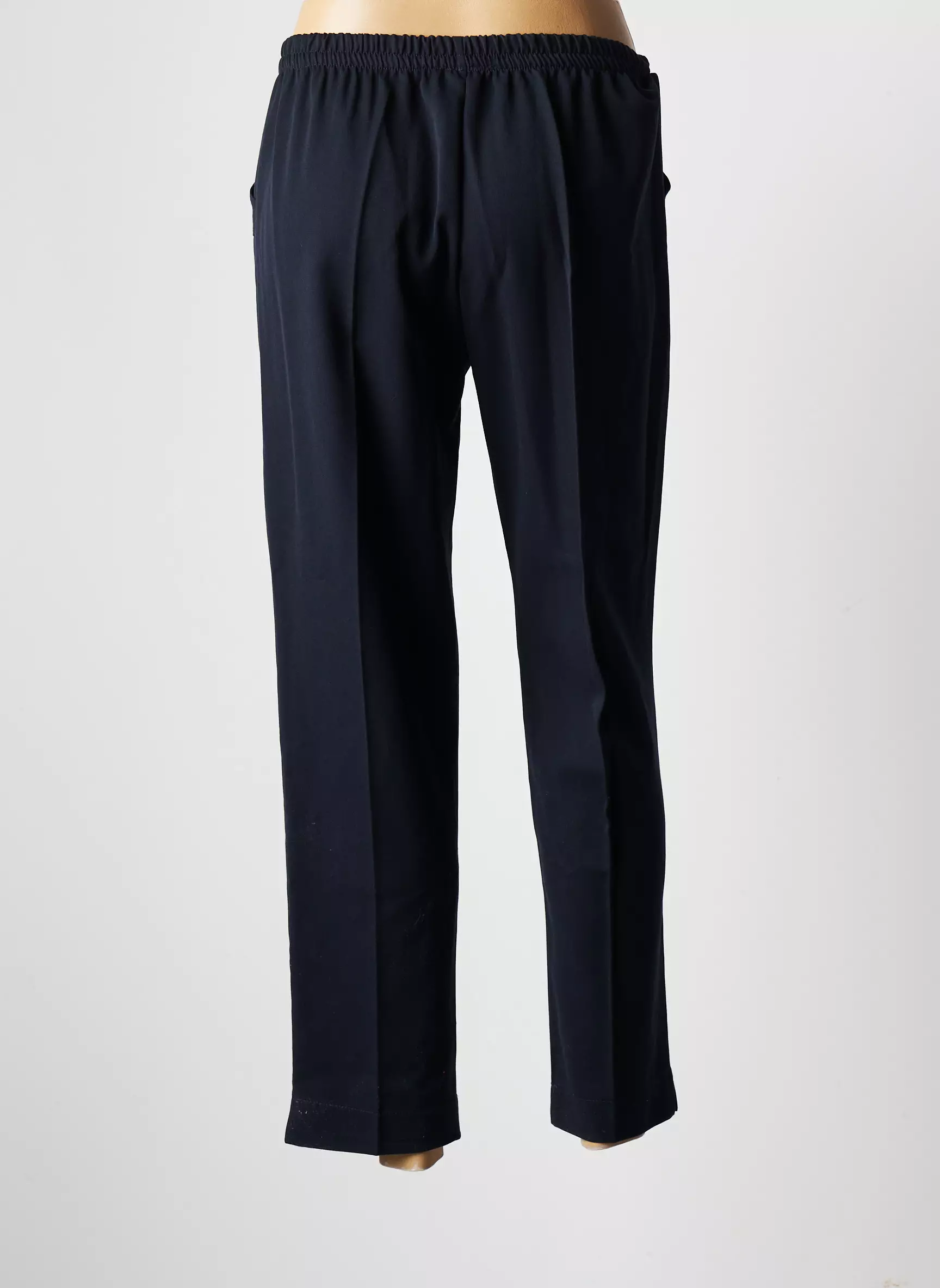 Rose Pomme Pantalons Droits Femme couleur bleu
