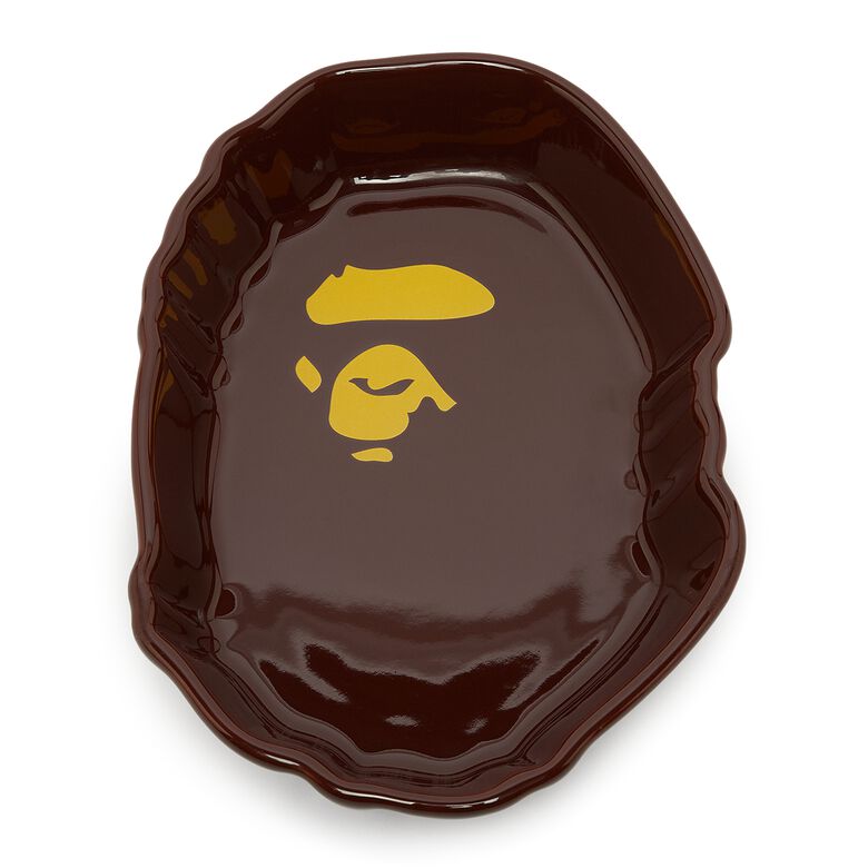 A Bathing Ape Big Ape Head Multi Tray M brown