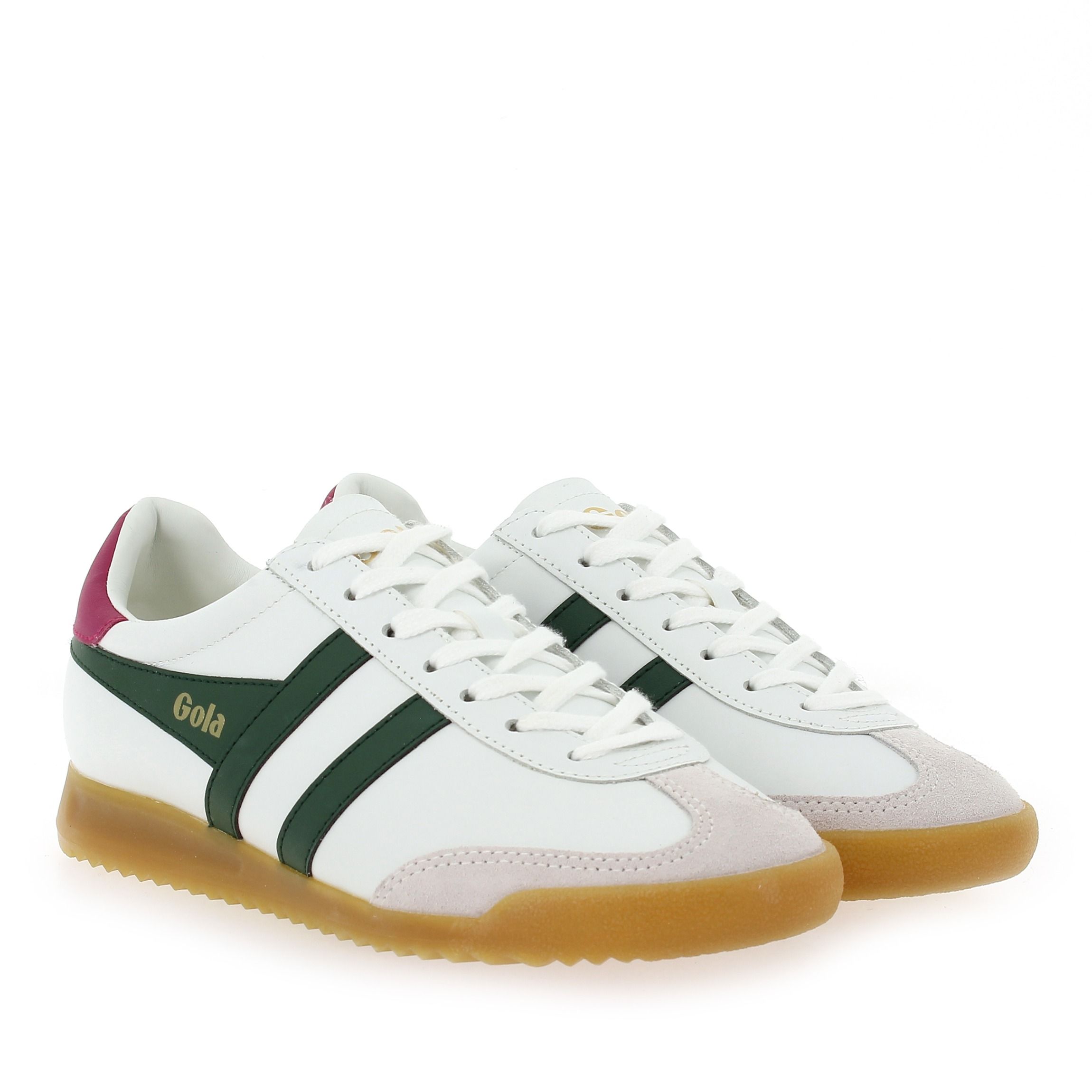 Gola  TORPEDO LEATHER CLB622 - Blanc Vert