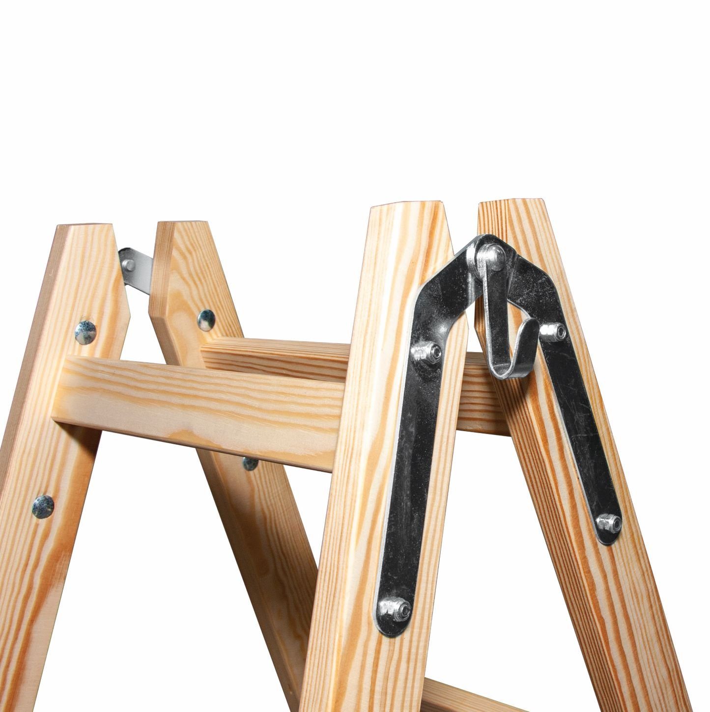 VaGo-Tools Vielzweckleiter Holzleiter Leiter Trittleiter 2 x 4 Stufen (Stück)