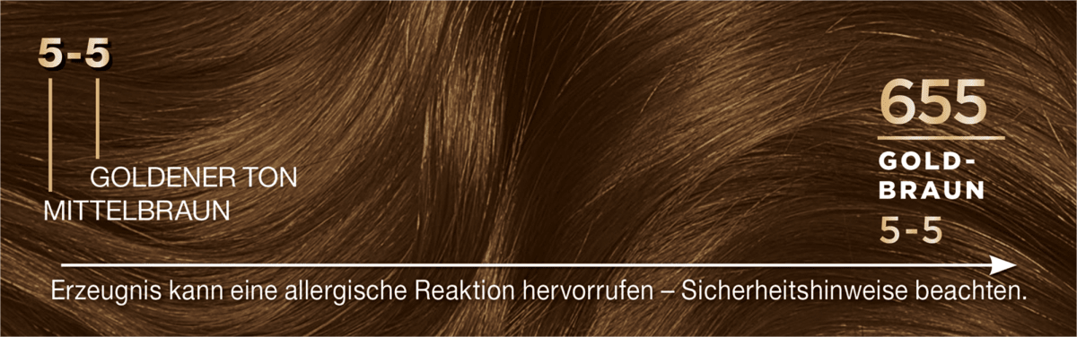 Haarfarbe 655 Goldbraun, 1 St