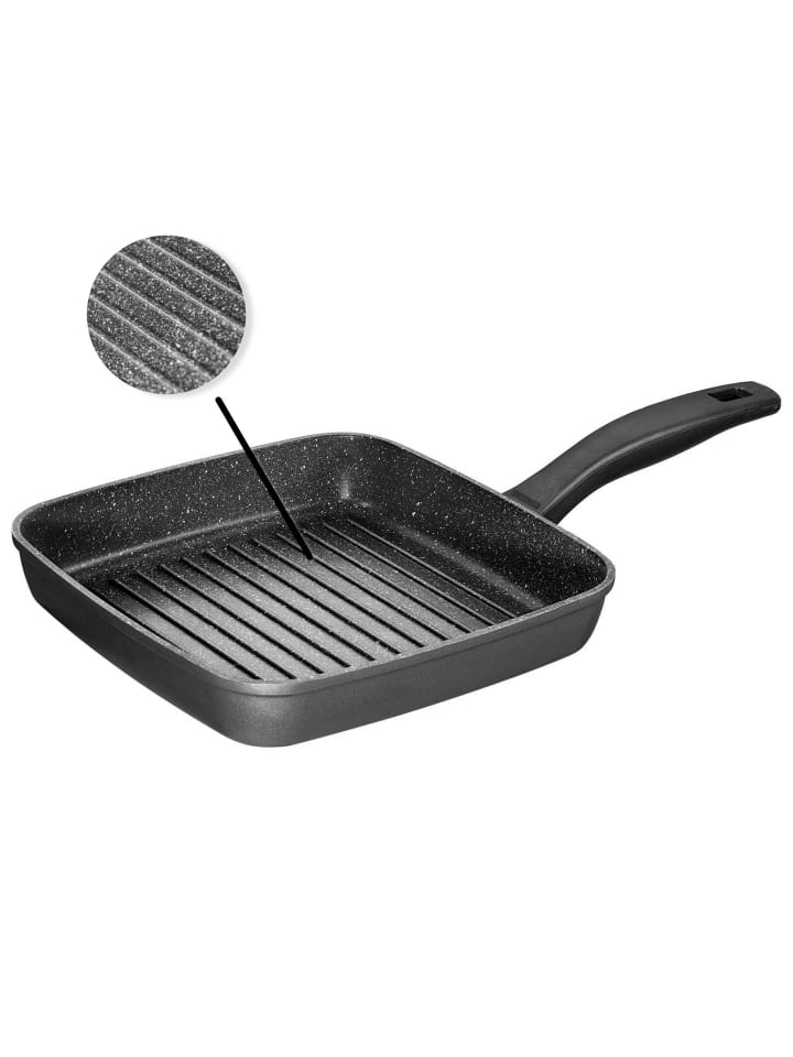 Stoneline Grillpfanne 26 cm | ohne Deckel in Grau günstig kaufen 26 x 26 cm