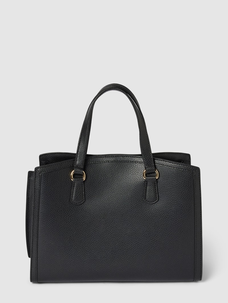 Handtasche mit Applikation Modell 'CHANTAL' in black