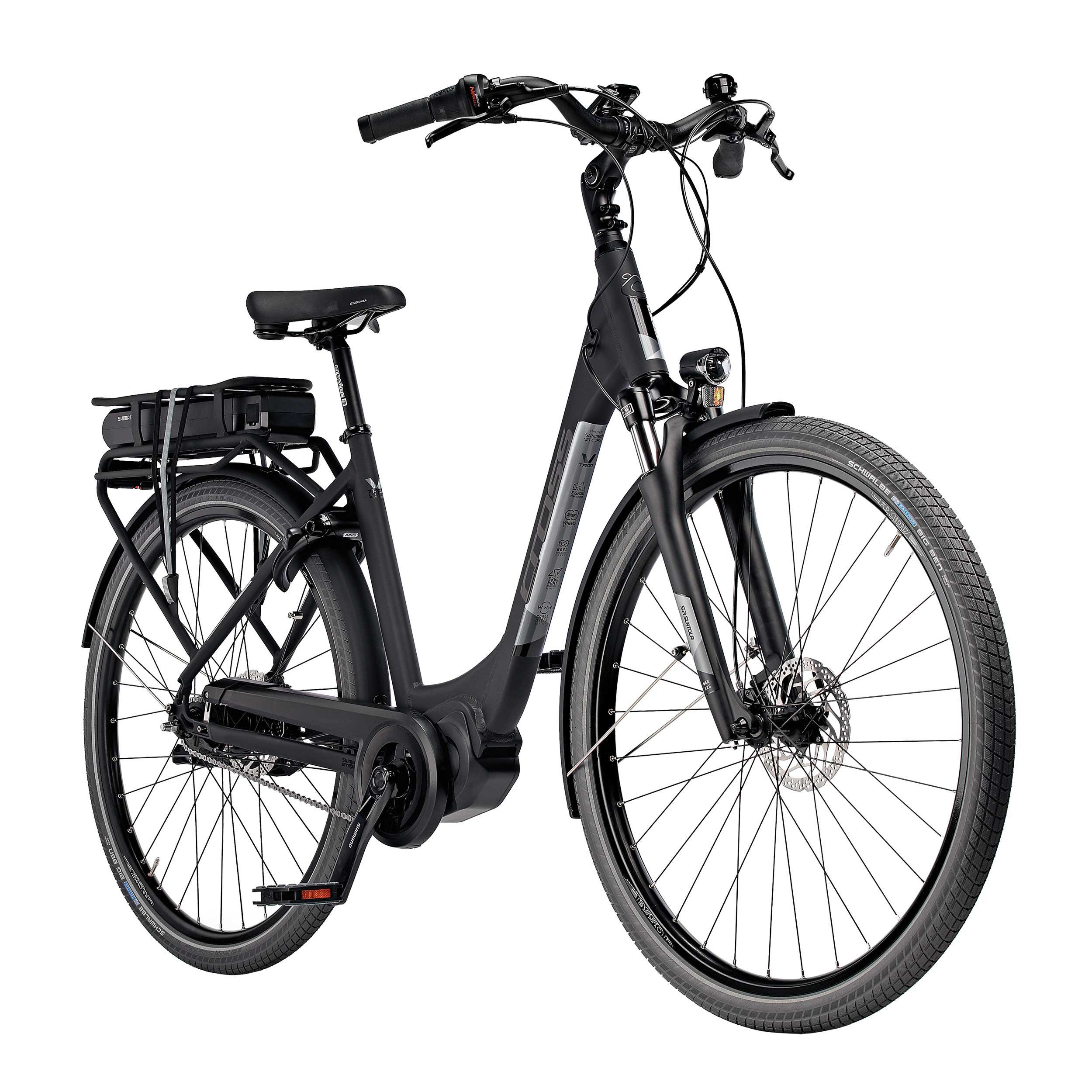 Airtracks E-Bike 28 Zoll Damen E-Bike City LS SHIMANO STEPS E5000, 7 Gang, Nabenschaltung, Mittelmotor, 418,00 Wh Akku, SHIMANO NEXUS - 45cm 50cm