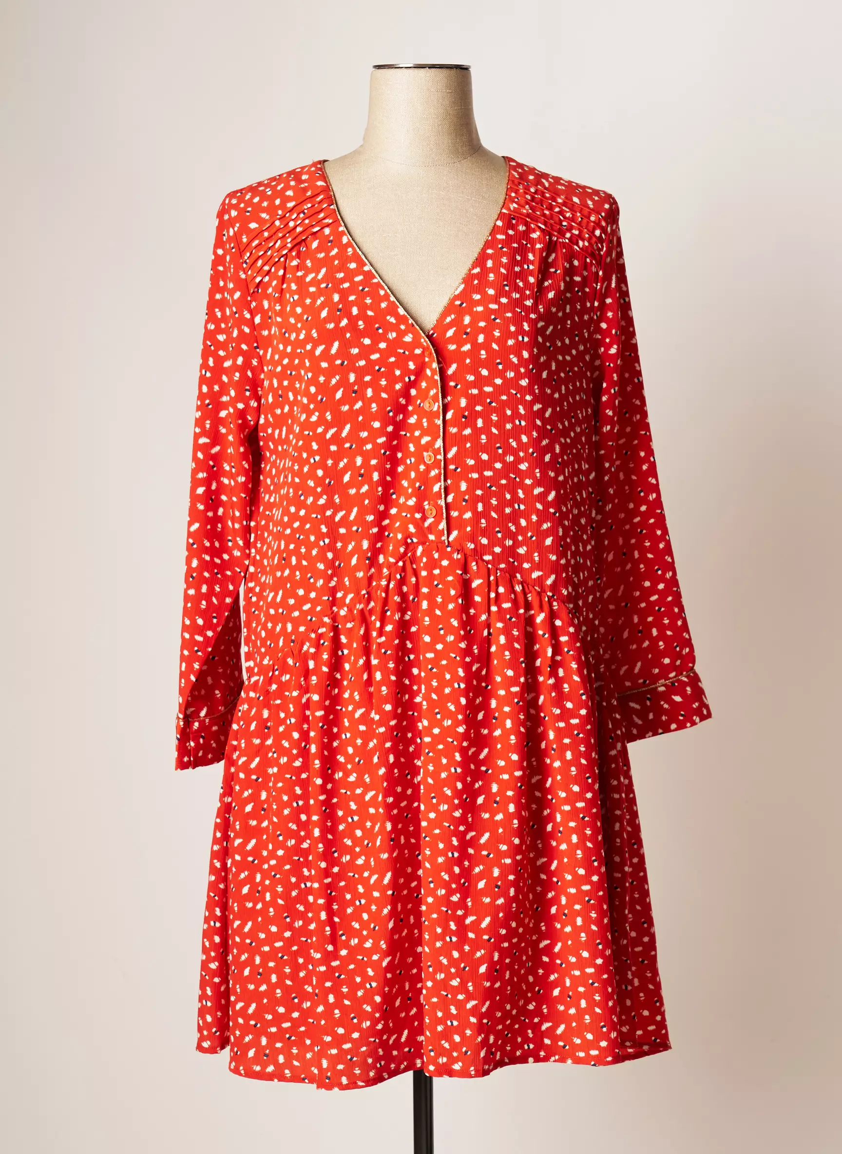 Cherry Paris Robes Courtes Femme couleur gris