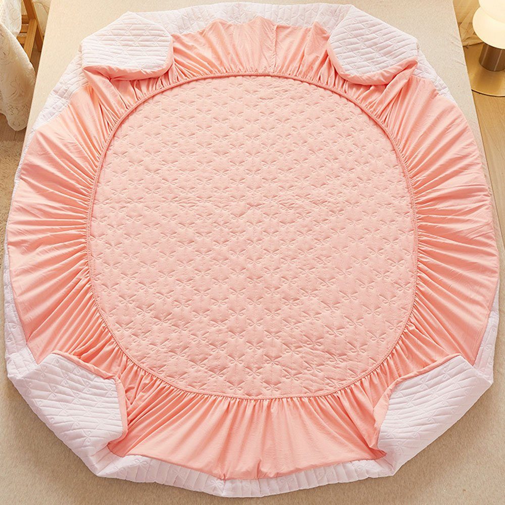 Matratzenschoner Matratzenschoner Taschenlaken Dicker Warmer Rosa 150 x 200 cm FELIXLEO