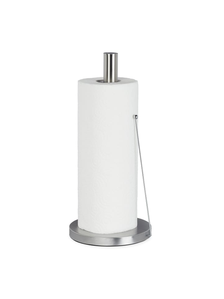 relaxdays Küchenrollenhalter in Silber - (H)33 x Ø15 cm günstig kaufen onesize