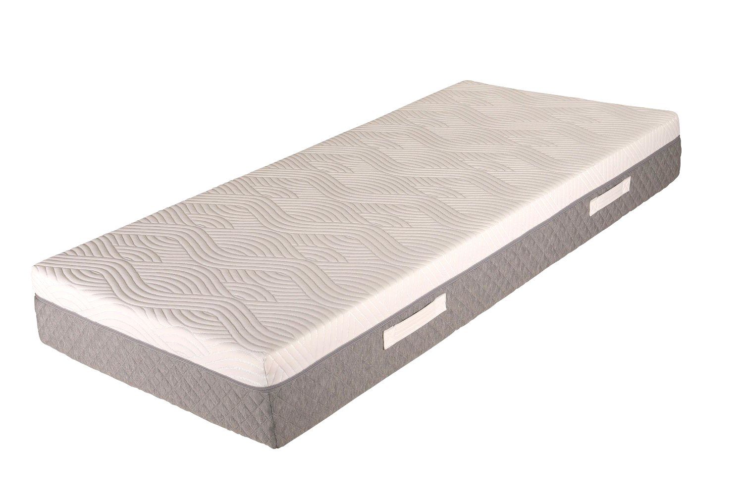 Taschenfederkernmatratze, mein-schlafcenter, 25 cm hoch, (1-tlg), Wendematratze H2, H3, 1000 + 500 Federn, 7 Liegezonen