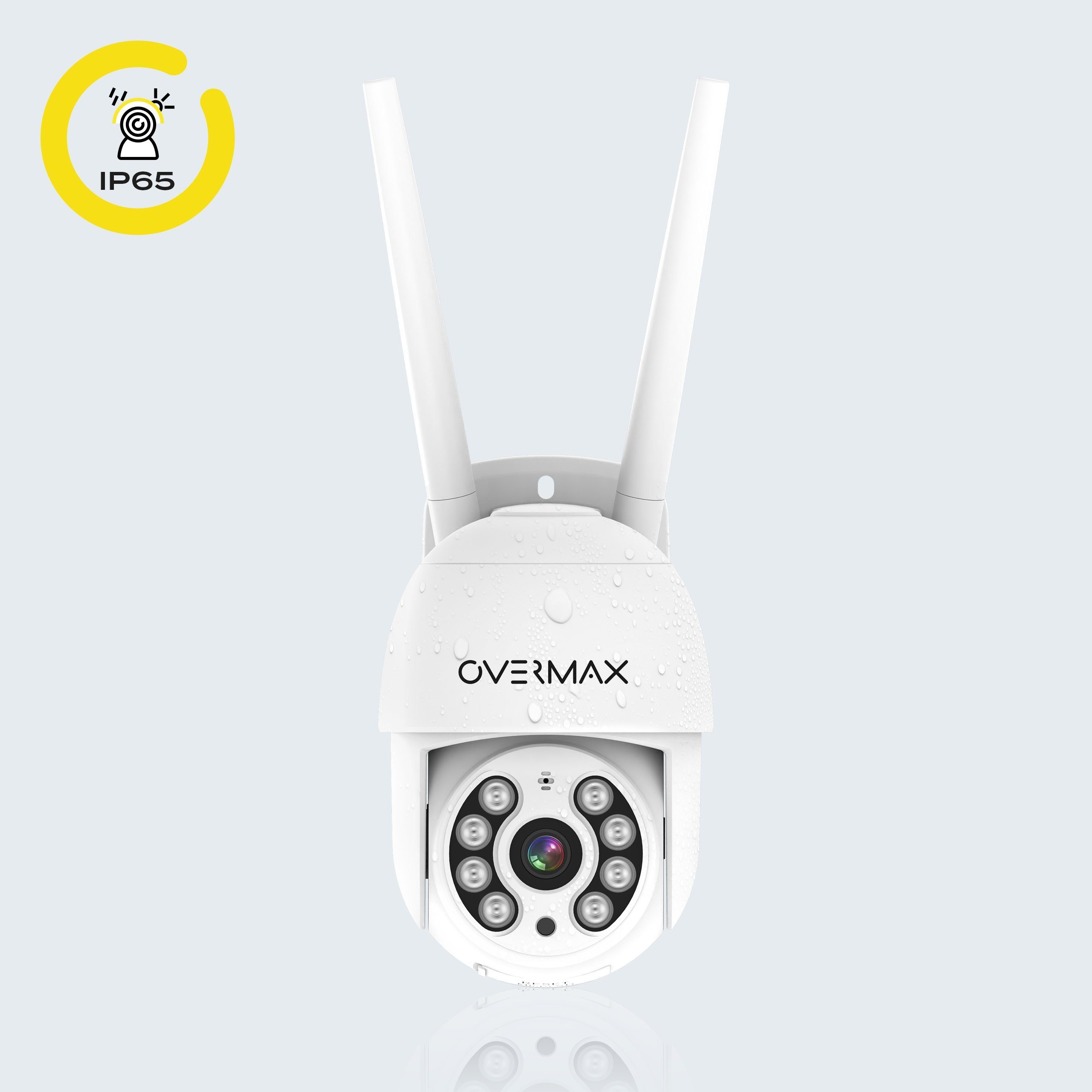 Overmax Camspot 4.0 PTZ Überwachungskamera (innerbereich, Externer Bereich, Full HD, Wifi, Farbenachtmodus, 350 Grad, Auto-Tracking)