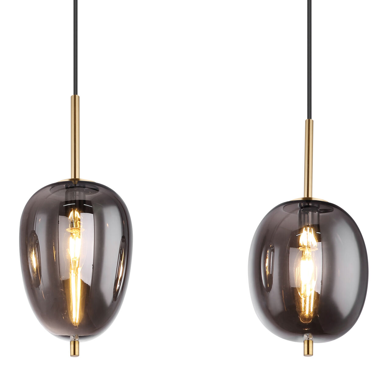 Globo Lighting - BLACKY I - Hängeleuchte Metall, 4x E14