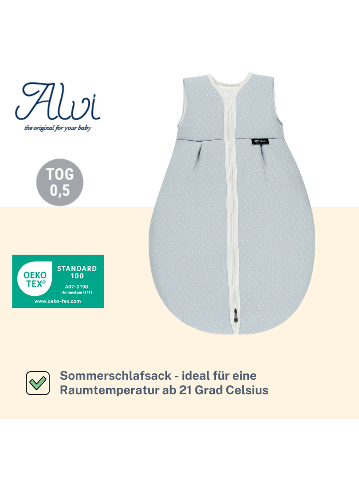 Alvi Mäxchen Sommer Schlafsack light Exclusiv in New Dots günstig kaufen