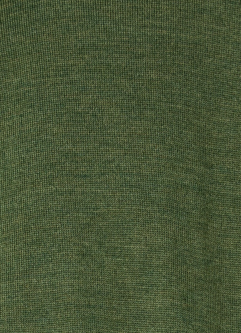 Ralph Lauren Fine-knit wool turtleneck with logo embroidery