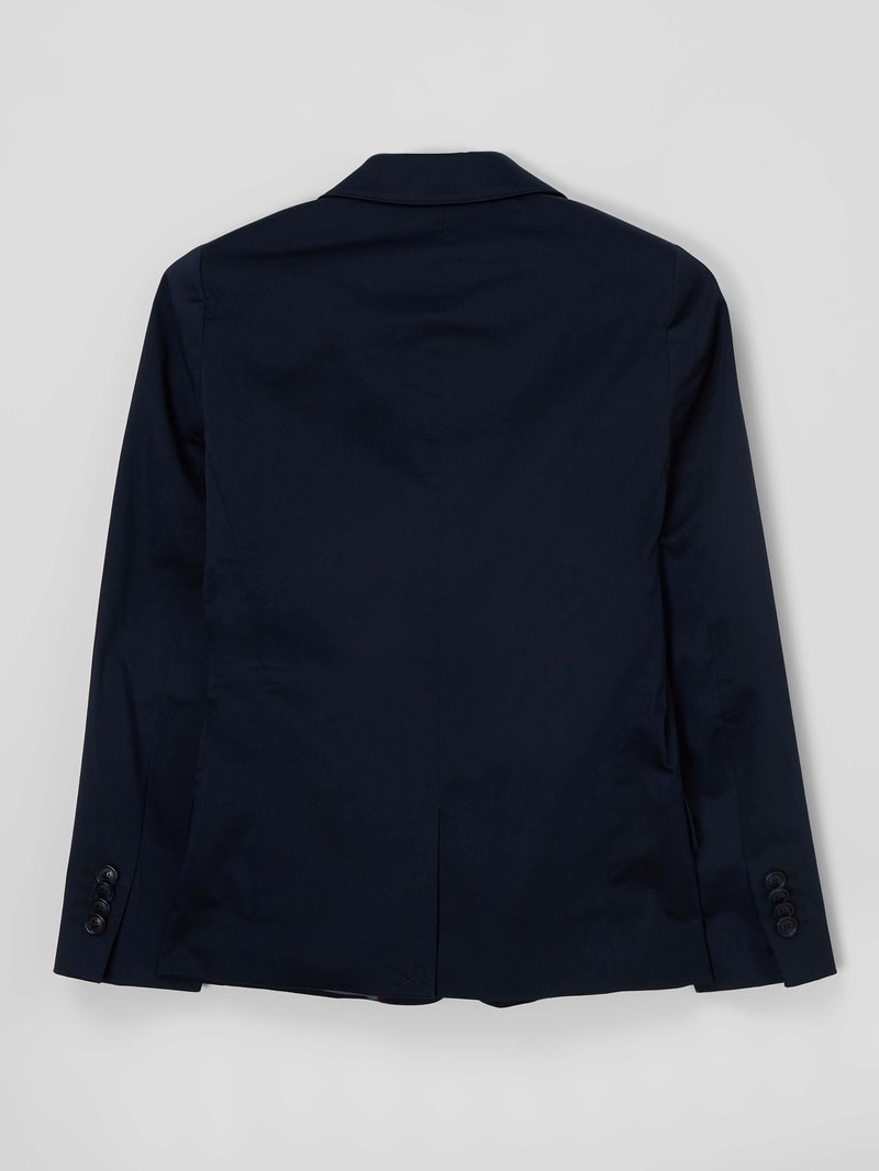 Regular Fit 2-Knopf-Sakko mit Stretch-Anteil in marineblau