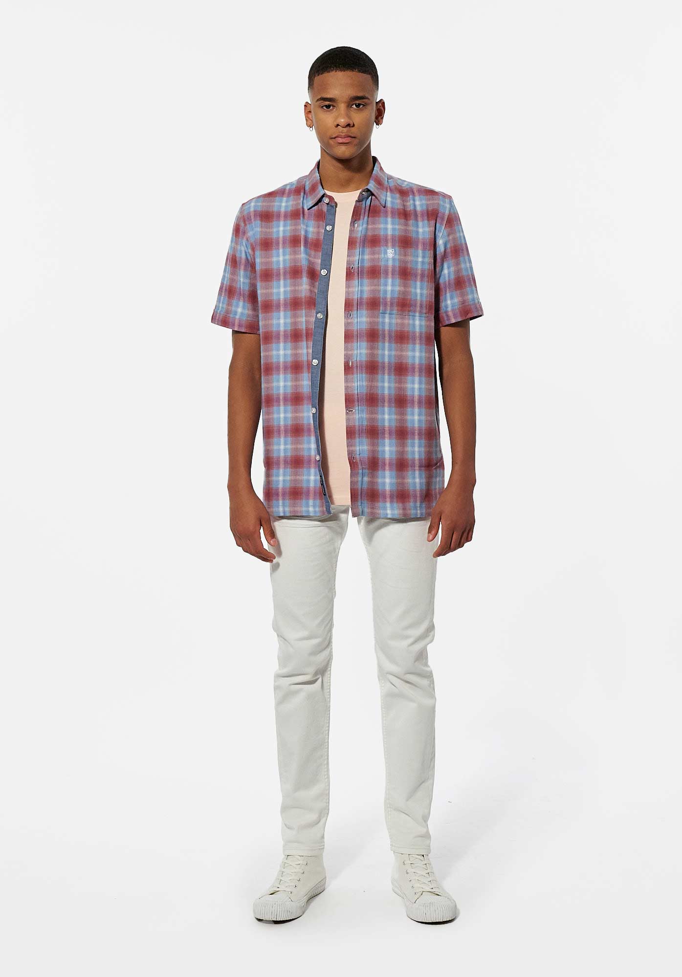 NAEL   Chemise à carreaux Homme
