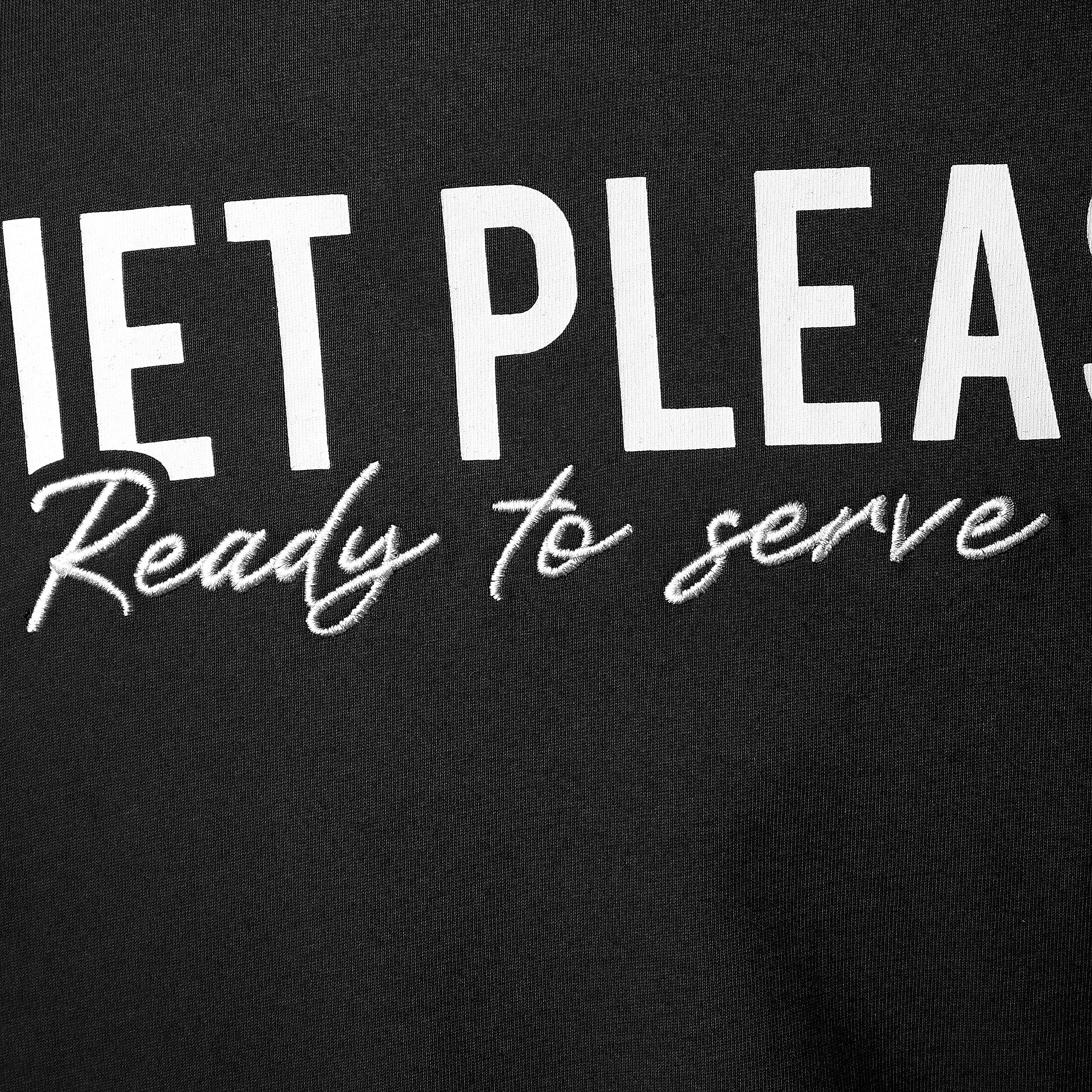 Ready To Serve T-Shirt Herren - Schwarz, Weiß
