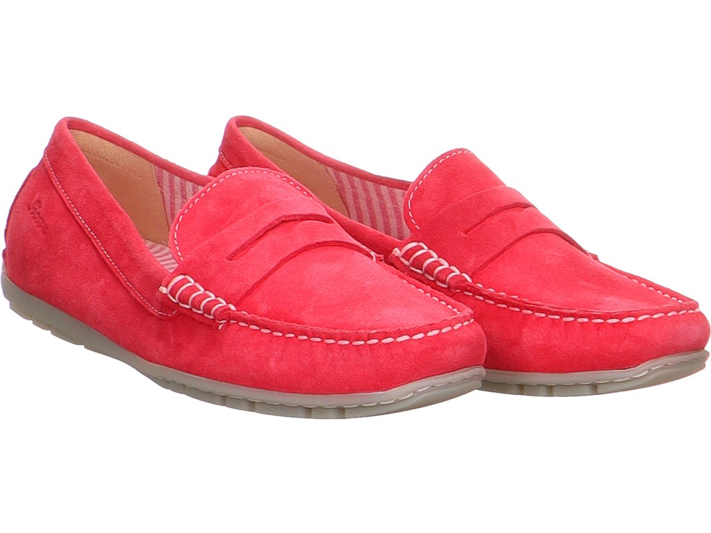 SIOUX Sportliche Slipper lila/pink