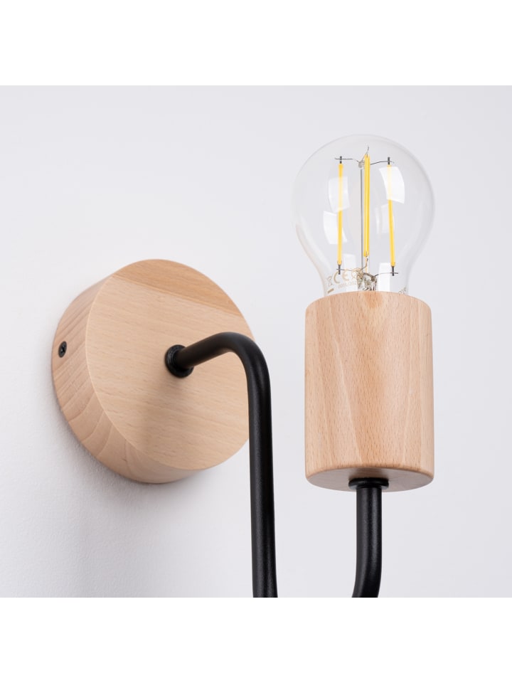 Nice Lamps Wandlampe DAZZLE schwarz H 18,5 cm günstig kaufen onesize