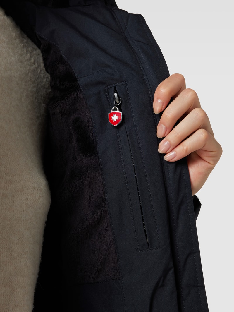 Funktionsjacke mit Zweiwege-Reißverschluss Modell 'Belvitesse' in marineblau