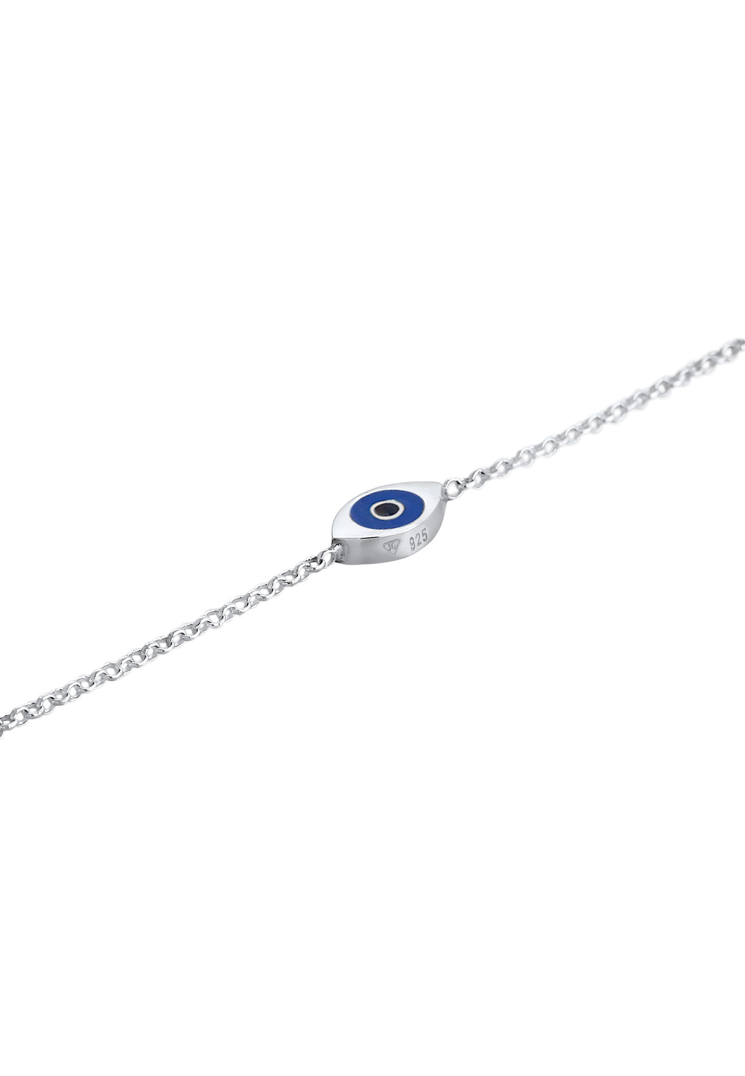 Elli ženska ogrlica za blogere s urokljivim pogledom i emajlom od 925 sterling srebra